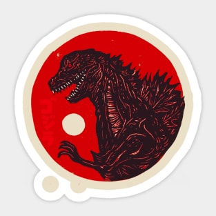 Godzilla King Of The Monsters Sticker